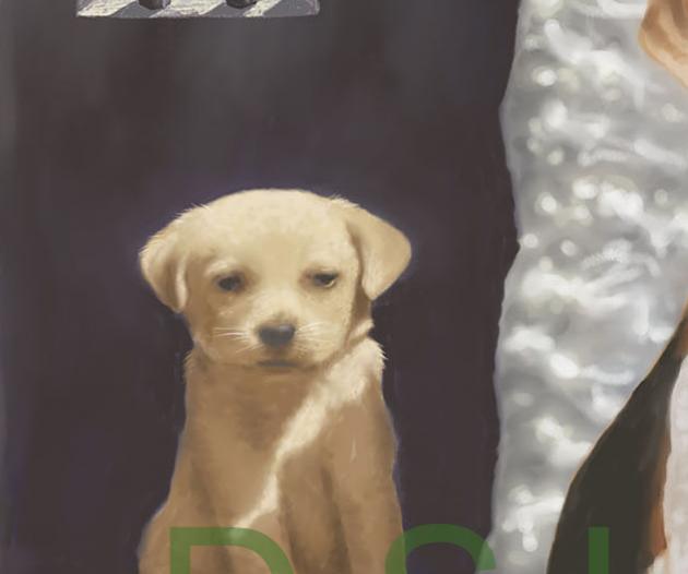 MOTHER & HER PUPPY    P-24(2010) 3