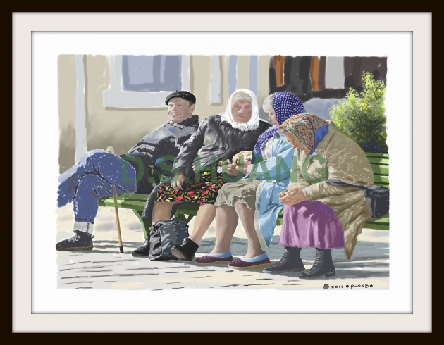 TURKISH SENIOR IN SUNBATHING   P-48(2011) 1