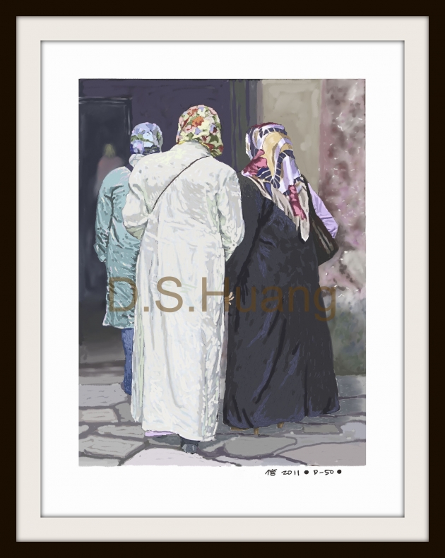 TURKISH WOMEN WEARING HEAD SCARVES     P-50(2010) 1