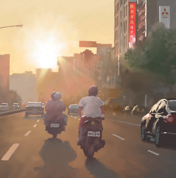 THE SUNSET OF WENSHIN RD    P-117(2013) 2