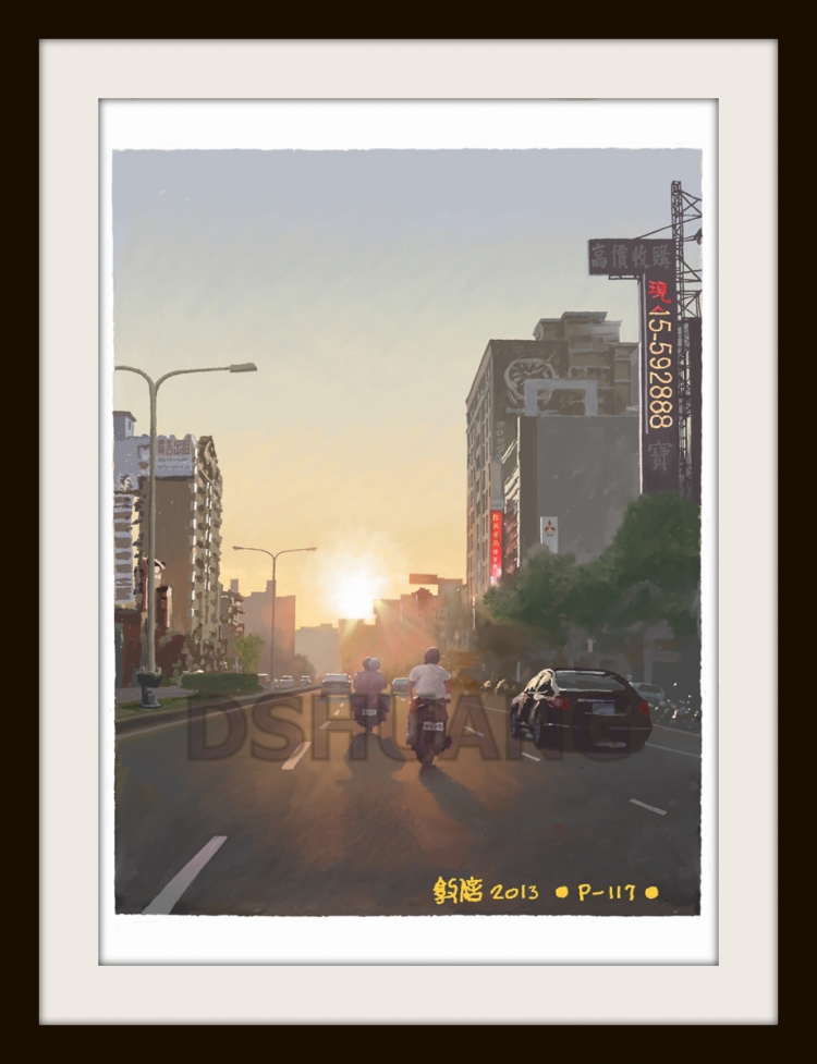 THE SUNSET OF WENSHIN RD    P-117(2013) 1