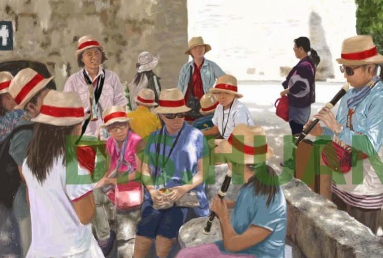 CONCERT UNDER THE TREE   P-165(2014) 3