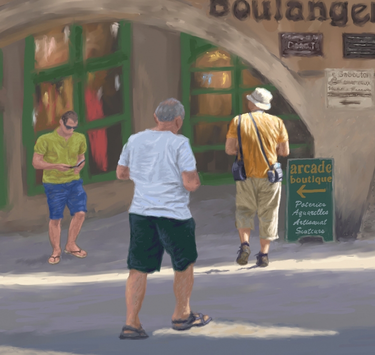 THE AMOROUS GLANCES OF SOUTHERN FRANCE -5    P-159(2014) 2