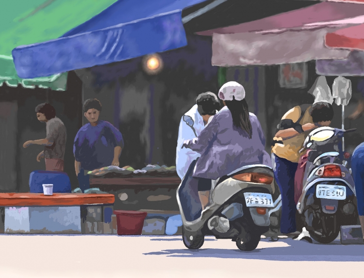 Morning market (早市) 2