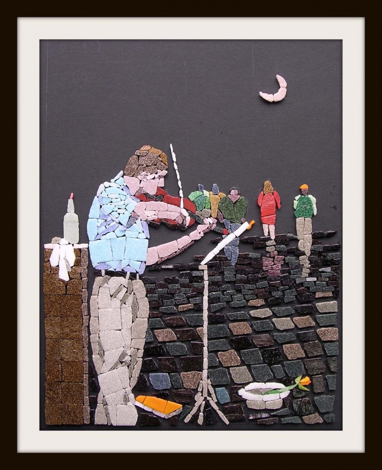 A VIOLINIST UNDER THE MOONLIGHT   M-53(2002) 1