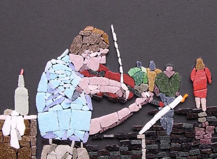 A VIOLINIST UNDER THE MOONLIGHT   M-53(2002) 2