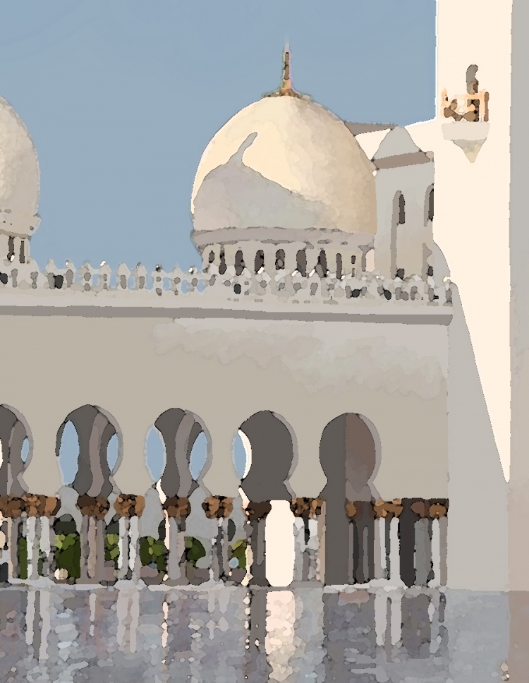 Dreaming back to Abu Dhabi (阿布達比 謝赫扎耶德大清真寺) 3