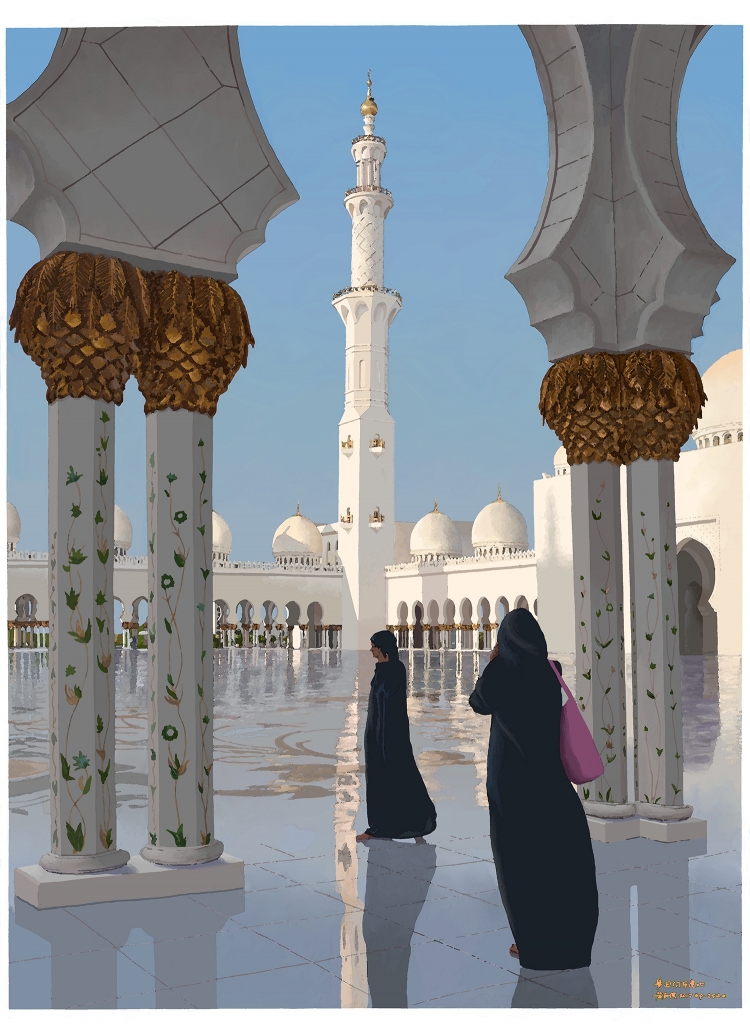 Dreaming back to Abu Dhabi (阿布達比 謝赫扎耶德大清真寺) 1