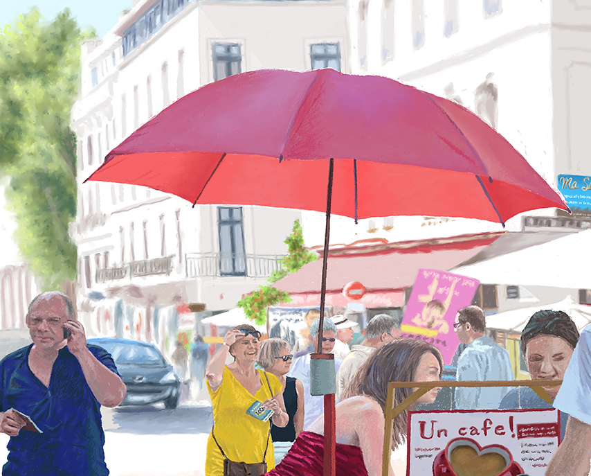 Coffee trolly (咖啡小推車) 2