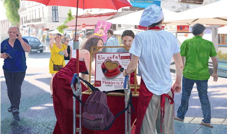 Coffee trolly (咖啡小推車) 4