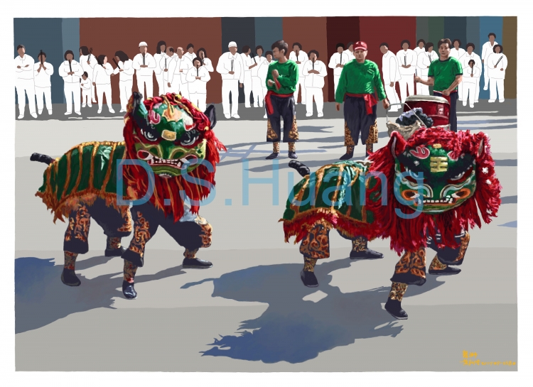 THE  LION  DANCE  (舞獅)2018  P-238 1