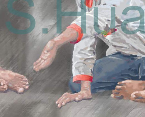 LITTLE GIRLS IN ANGKOR   P-66(2011)