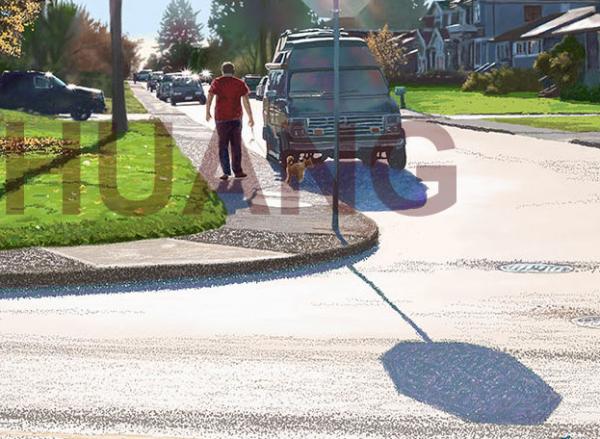 WALKING THE DOG-2    P-211(2016)