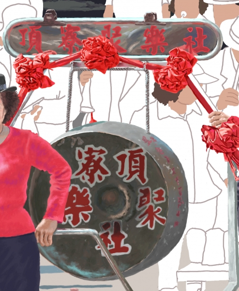 THE PERCUSSION DRUM ARRAY   (鑼鼓陣)     2017  P-237